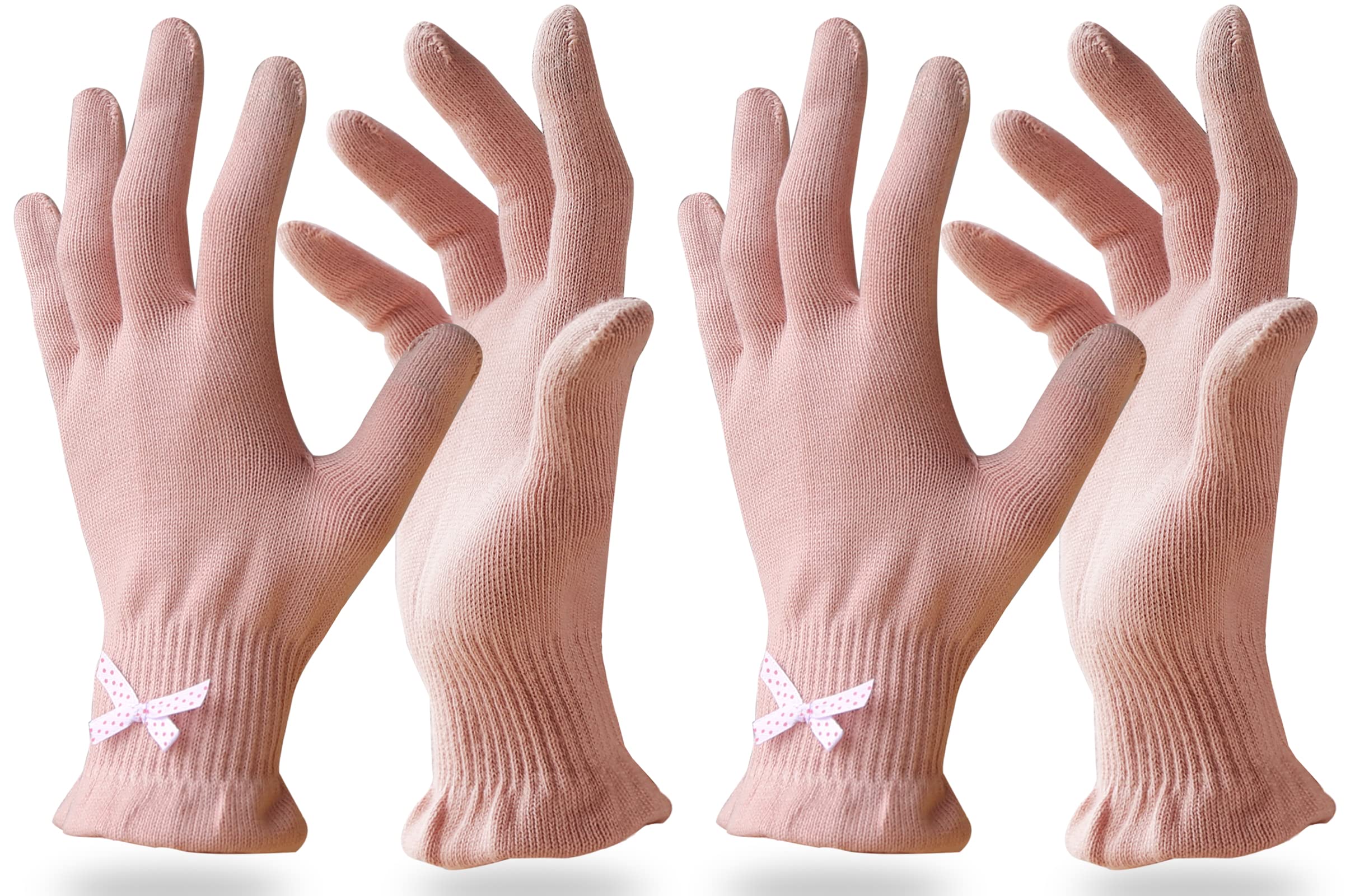 Evridwear guantes algodón hidratantes noche: humectan y suavizan manos durante el descanso