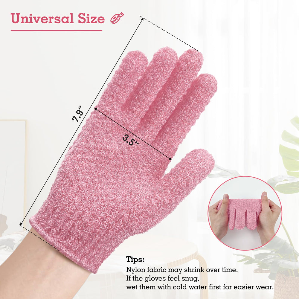 Evridwear guantes exfoliantes, ideal para piel seca y áspera