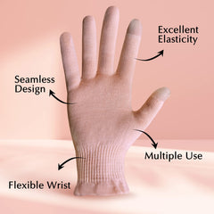 Evridwear guantes sin costuras: diseño elástico mantiene ajuste estable