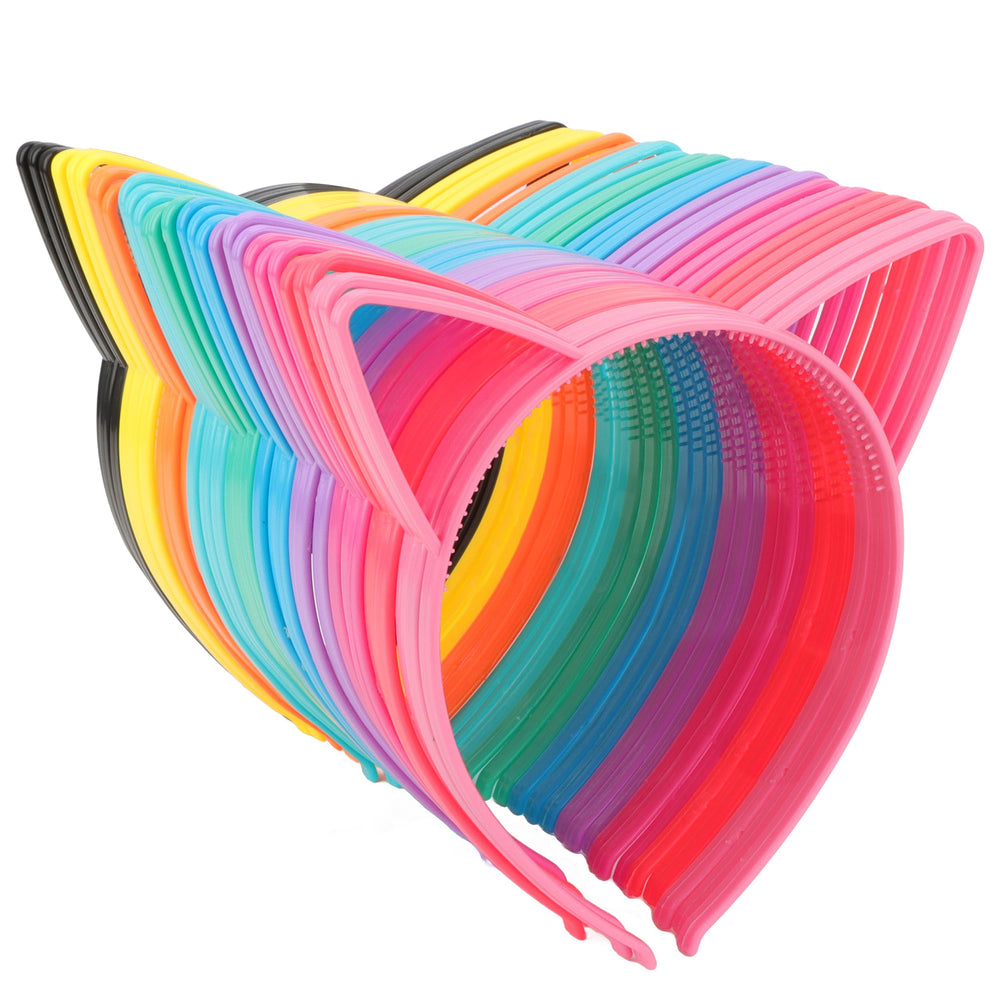 Diadema Exacoo orejas-gato-ajustable para fiestas, divertida y ligera.