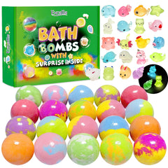 Excalla Bombas de baño con sorpresa dentro para divertir a los niños.