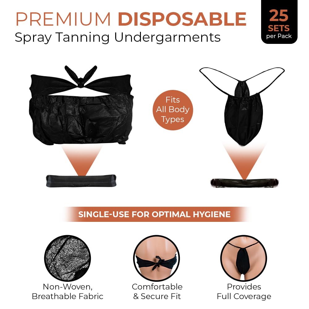 Existing Beauty panty desechable para bronceado, cobertura total y cómoda