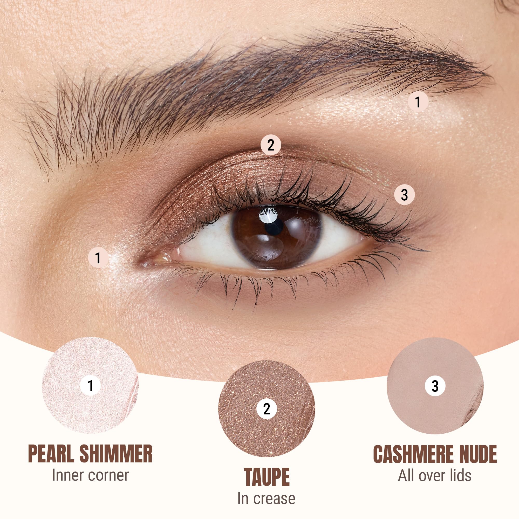 Aplicación fácil con Exmiloo, difumina rápido para un ojo definido
