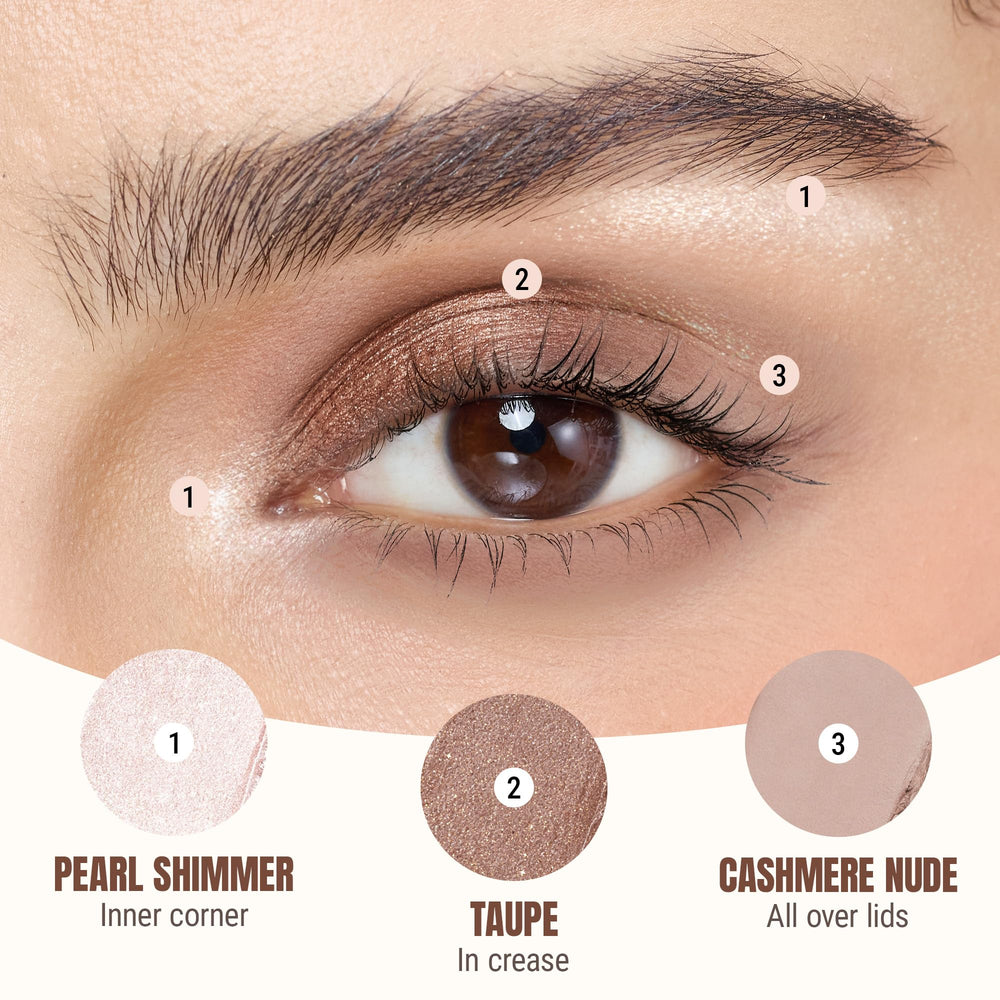 Aplicación fácil con Exmiloo, difumina rápido para un ojo definido
