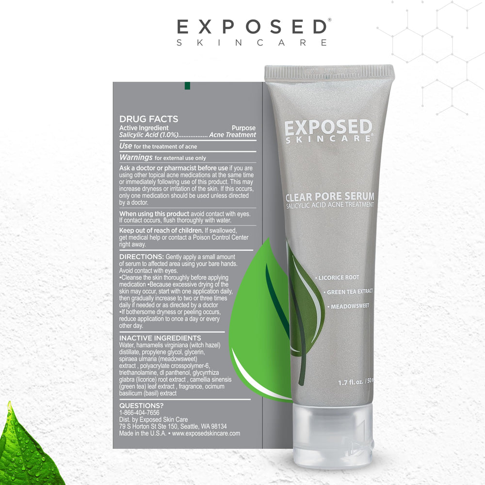 Exposed Skin Care ingredientes-regaliz ayudan a calmar rojeces y tono uniforme.