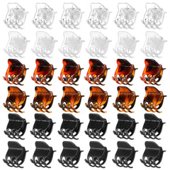 EXPRESSIONS clips garra 36 piezas para cabello en colores diversos, ideal para sujetar peinados.