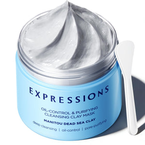 EXPRESSIONS WELLNESS mascarilla arcilla lodo mar muerto, limpieza profunda de poros