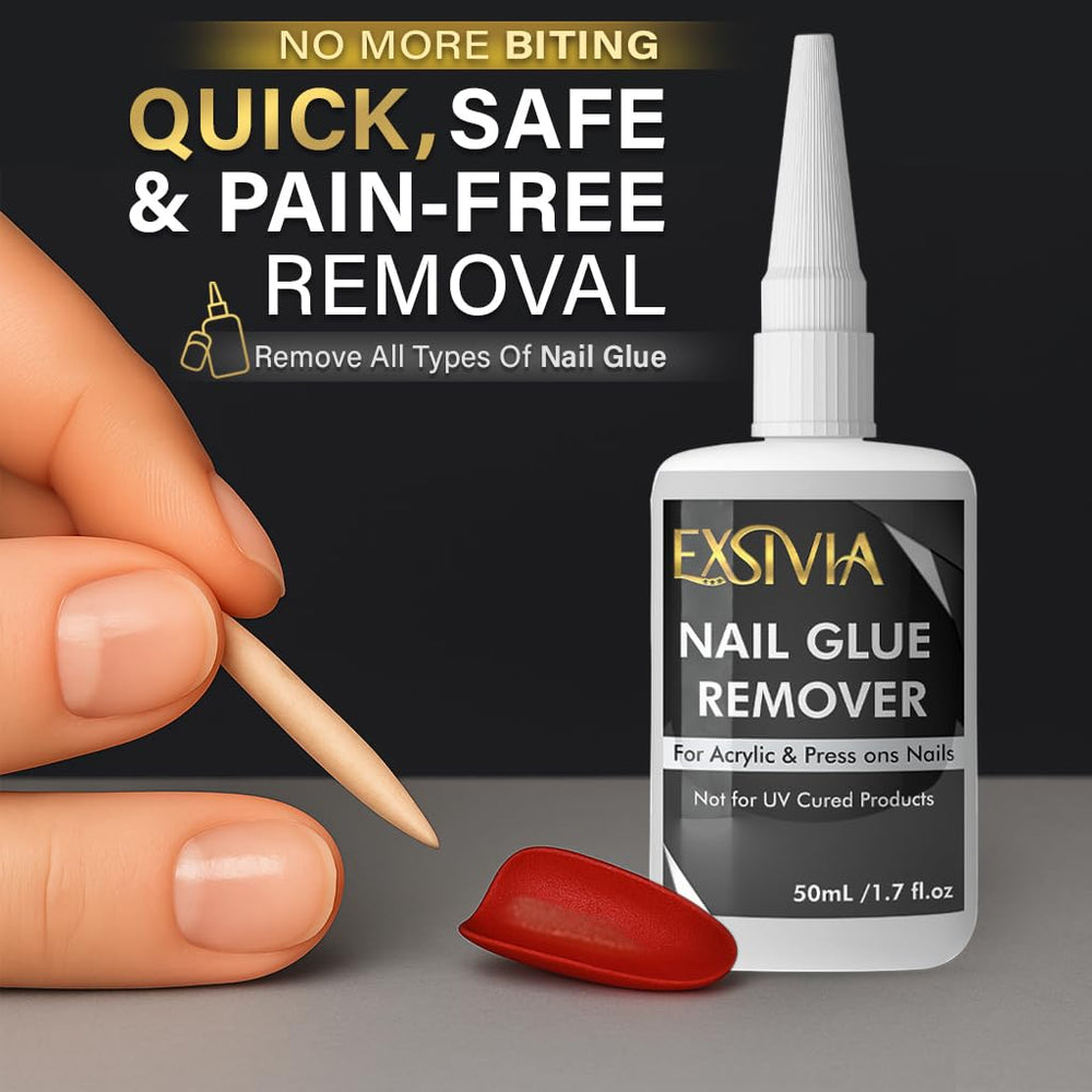 EXSIVIA palitos de madera para levantamiento seguro de uñas.