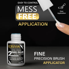 EXSIVIA pegamento uñas a prueba de sudor ideal para entrenamientos