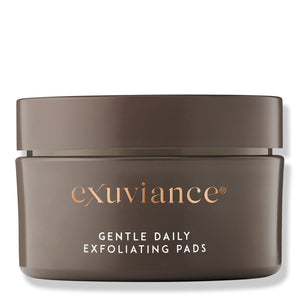 EXUVIANCE pads exfoliantes suaves, empaque para rutina diaria de cuidado