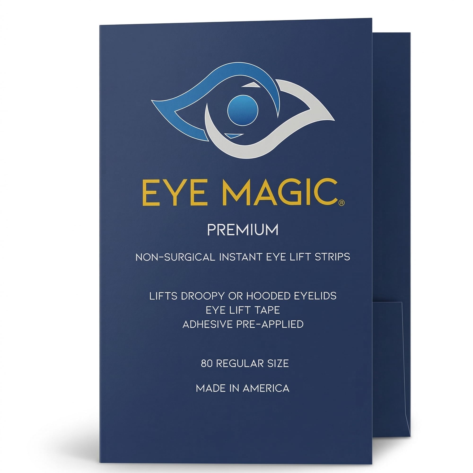 Eye Magic tiras elevadoras de 80 unidades para levantar párpados rápida y discretamente