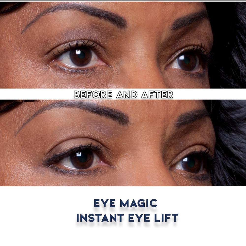 Eye Magic banda transparente con sujeción fuerte para uso diario discreto
