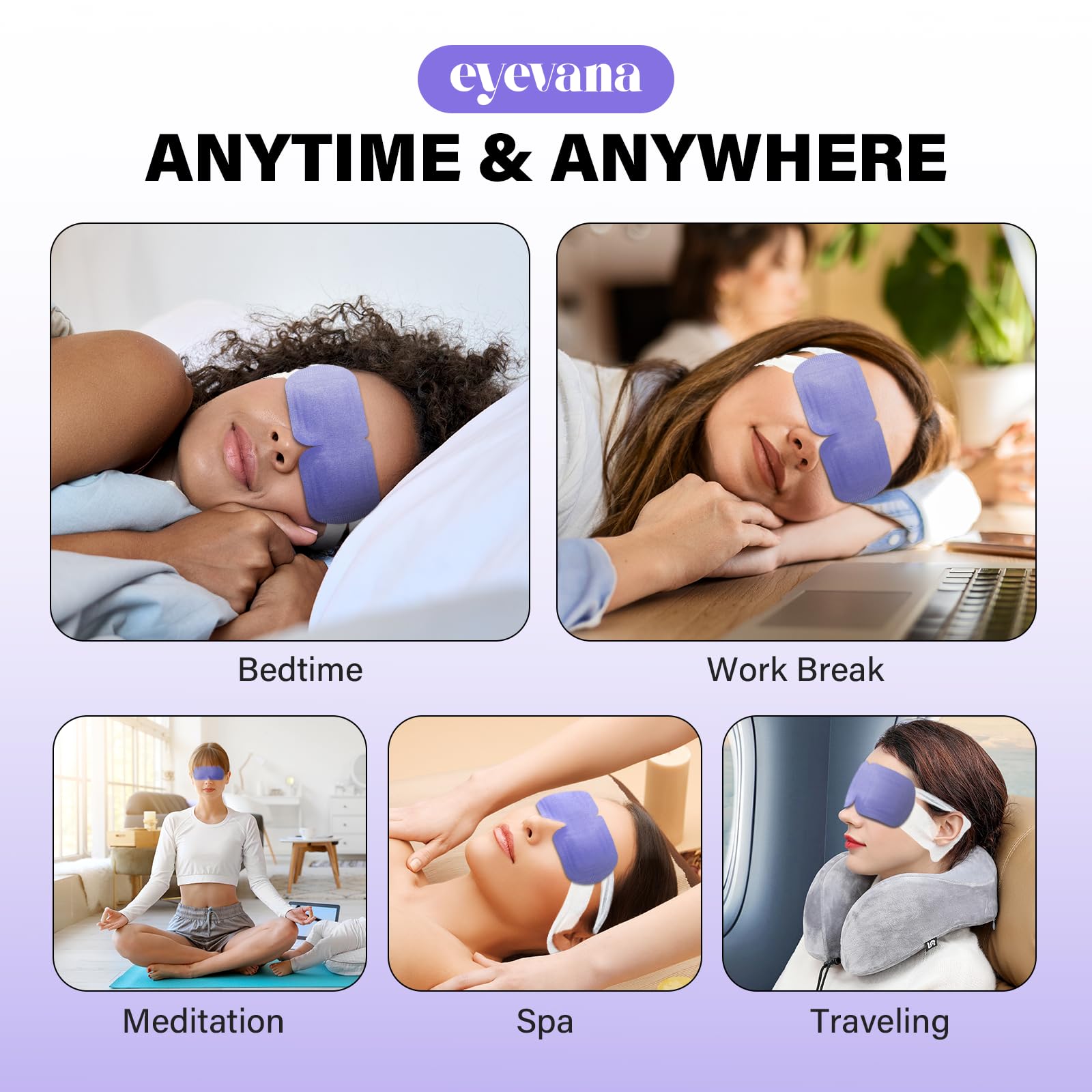 eyevana mascarilla ocular para spa en casa con calor suave