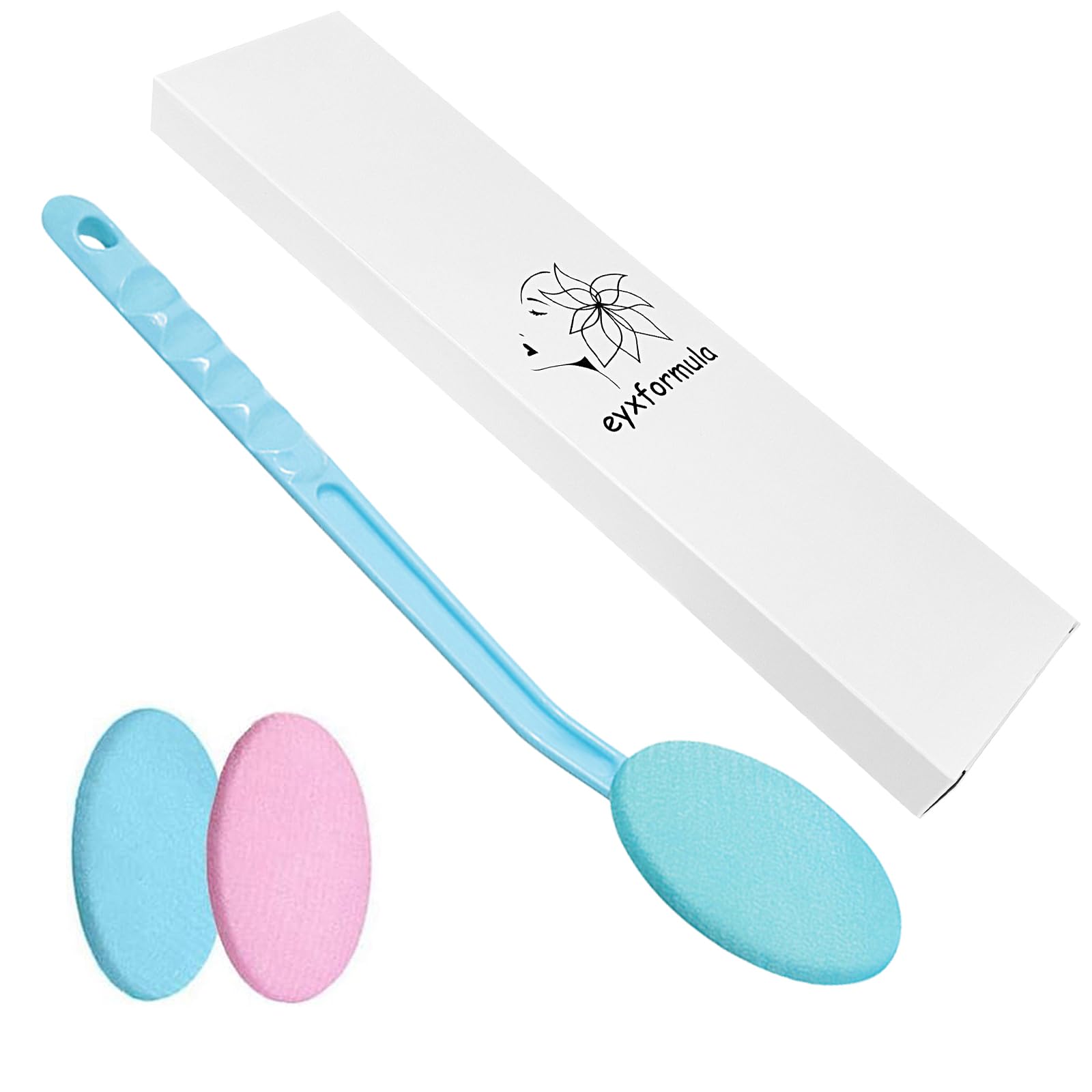 eyxformula aplicador espalda con mango largo para alcance fácil.