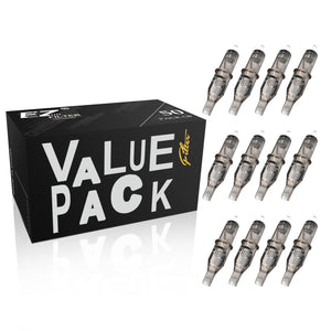 Agujas EZTAT2 cartucho de tatuaje 50 piezas en caja, empaque visible