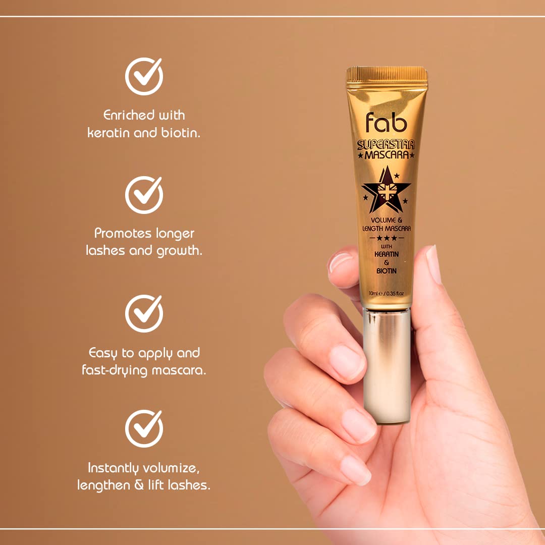 Fab Brows Fab Superstar Mascara: volumen alto para un look más intenso