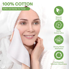 Fancyou fibra vegetal 100 por ciento para cuidado facial suave