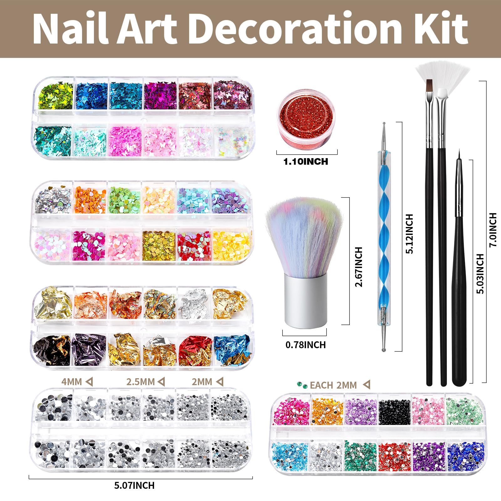 Puntero de puntos Fandamei para crear motivos finos en uñas