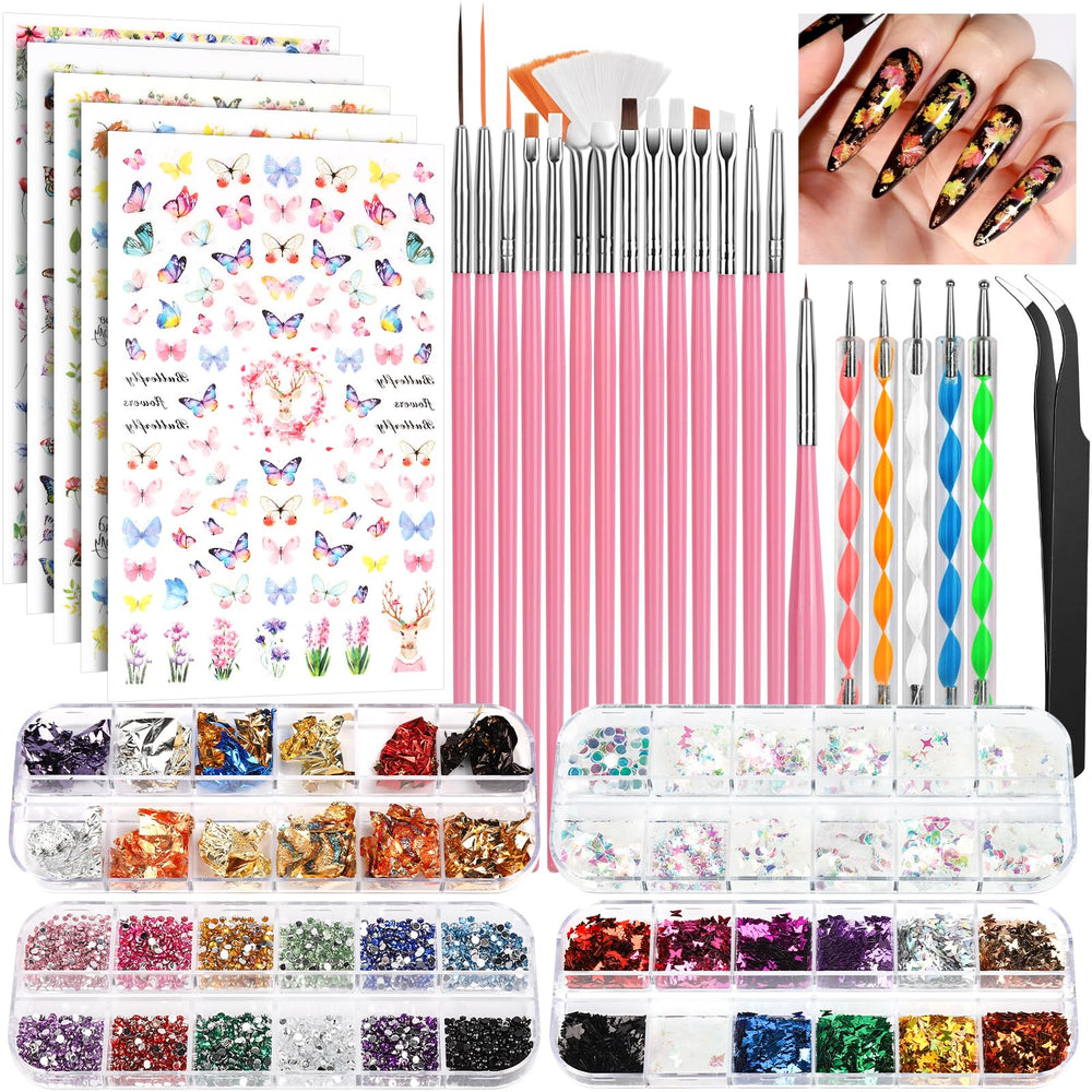 FANDAMEI: pinceles de uñas para detalles precisos y acabados profesionales.
