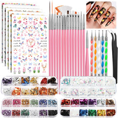 FANDAMEI: pinceles de uñas para detalles precisos y acabados profesionales.