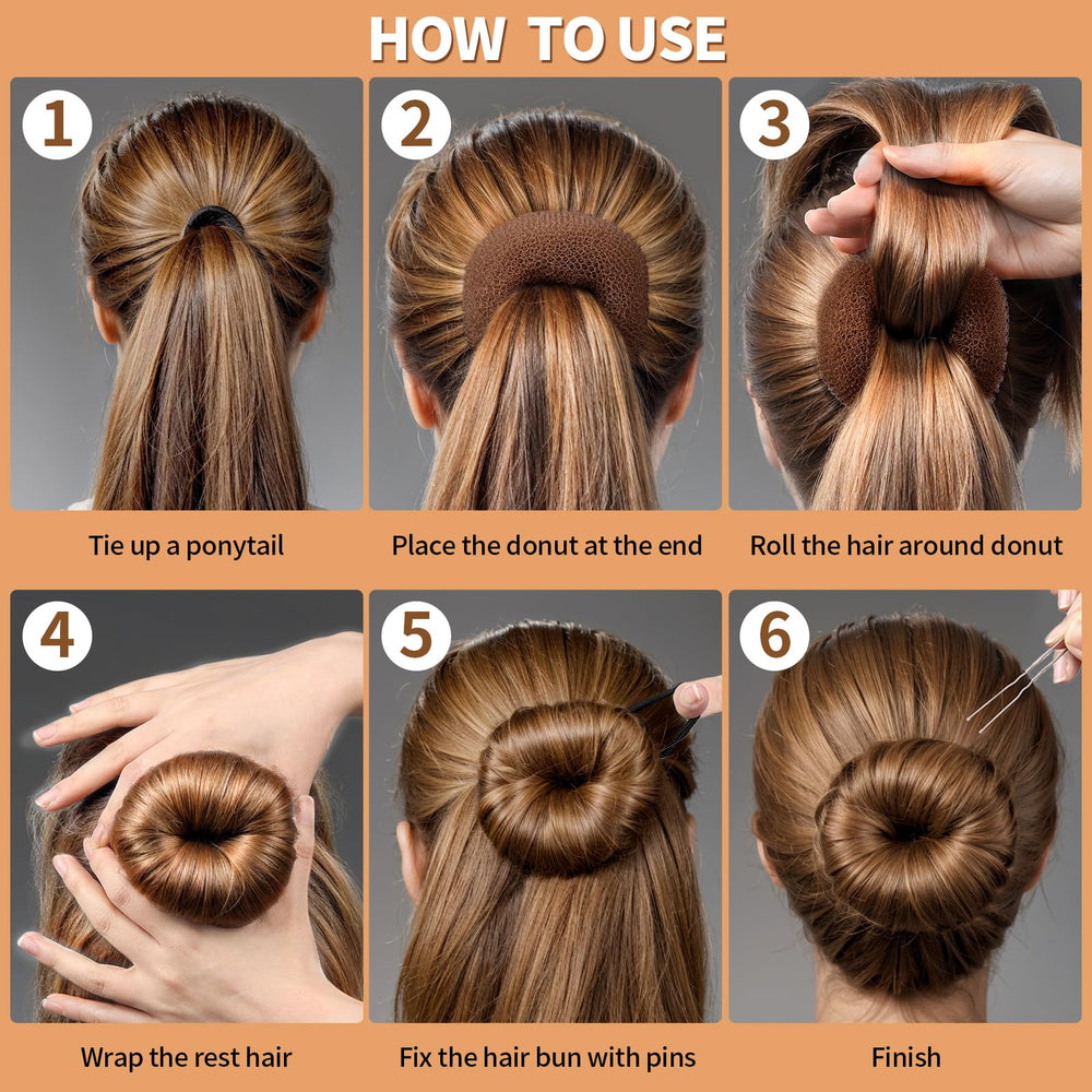 FANDAMEI elásticos negros cabello ajuste cómodo