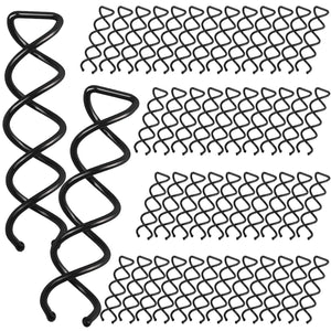 Horquilla espiral Fandamei para moño negro, sujeción estable del peinado.