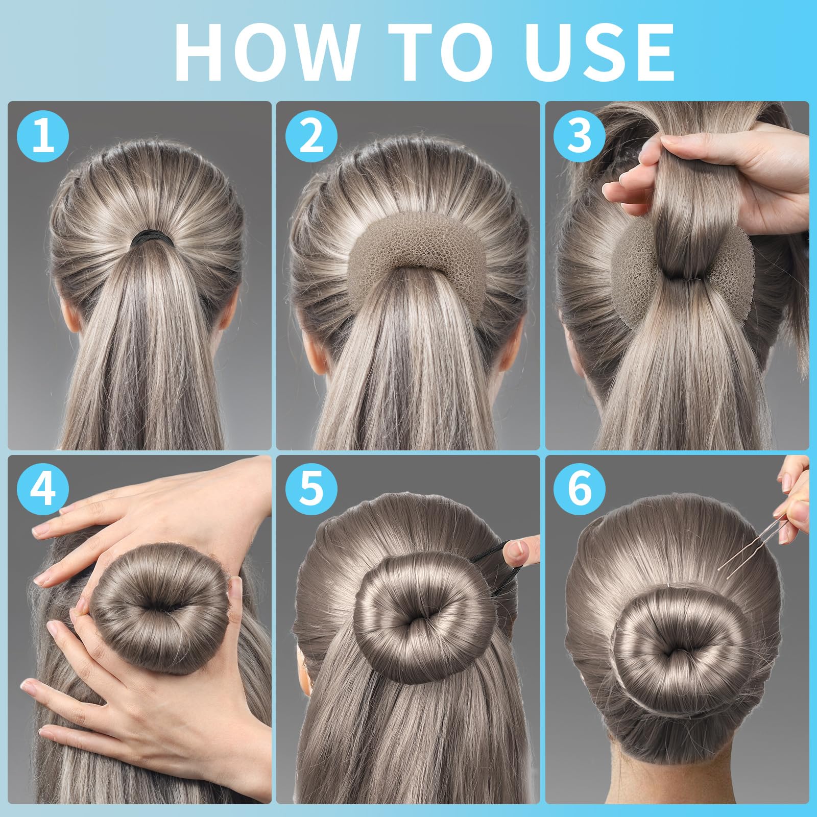 Fandamei: prendedores de metal para cabello, agarre seguro sin dañarlo.