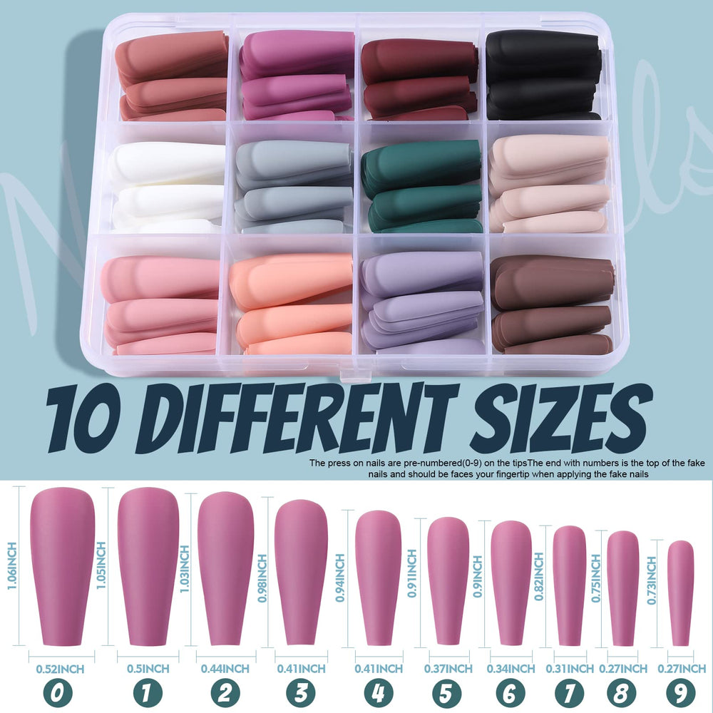 Set de 12 colores mate de Fandamei para manicuras rápidas