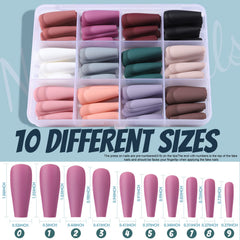 Set de 12 colores mate de Fandamei para manicuras rápidas