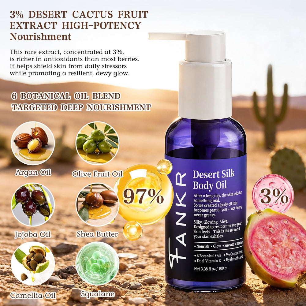 Extracto de cactus 3% en Desert Silk mejora elasticidad de la piel