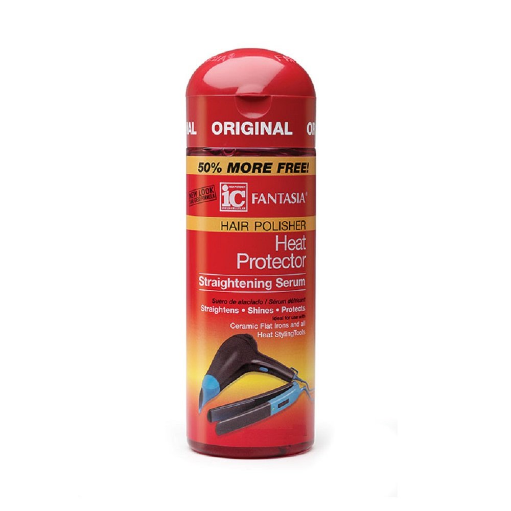 Fantasia IC Protector Calor Serum, botella, aporta brillo suave y facilita el peinado.