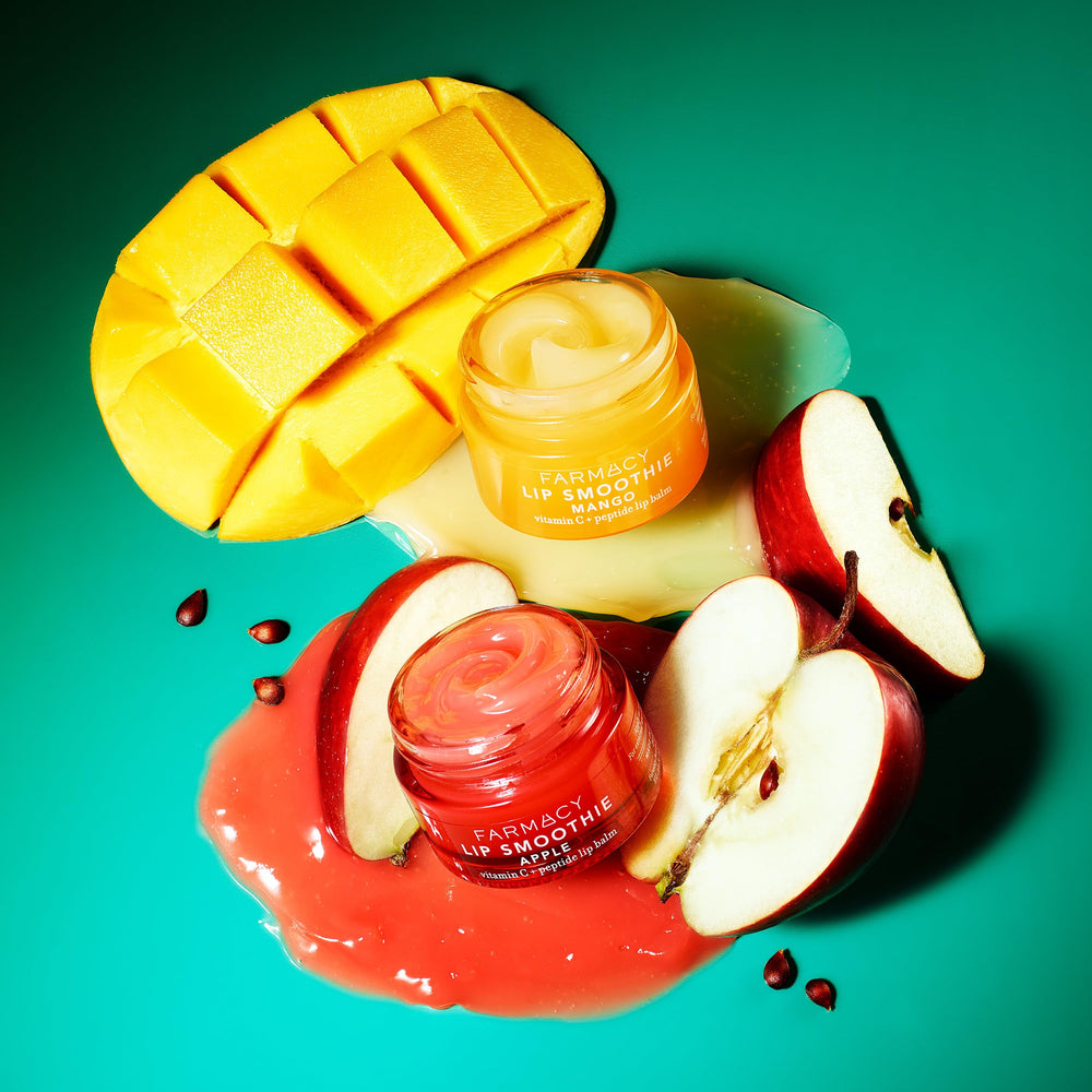 Farmacy aroma frutal manzana mango añade experiencia sensorial.