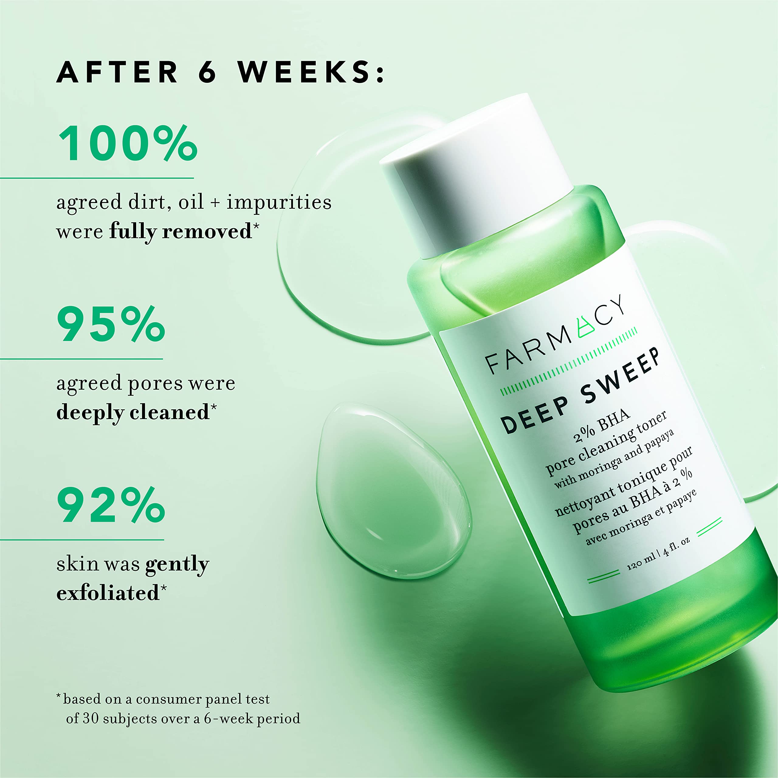 Farmacy Deep Sweep Toner: controla brillo para piel grasa.