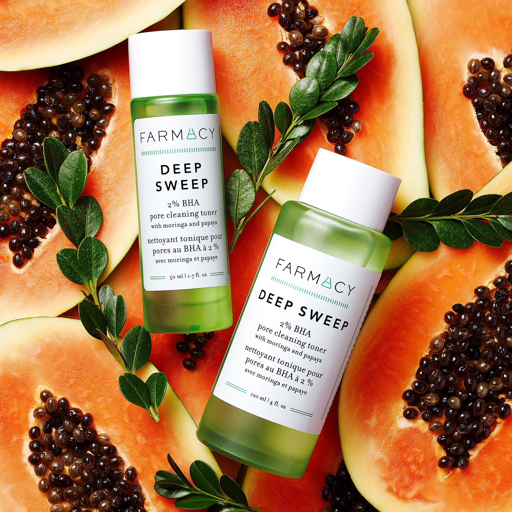 Farmacy Deep Sweep Toner: sin alcohol y cruelty-free para cuidado suave.
