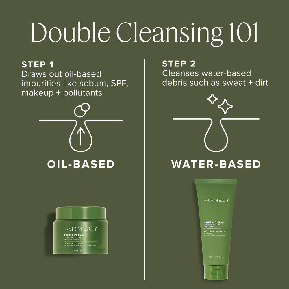 Farmacy Green Clean: limpiador espumoso en botella elegante