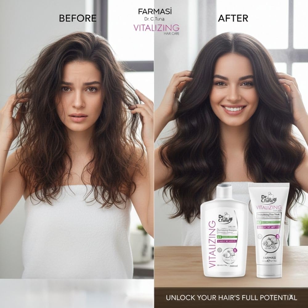 Farmasi Dr. C. Tuna Shampoo controla grasa del cuero cabelludo para cabello fresco