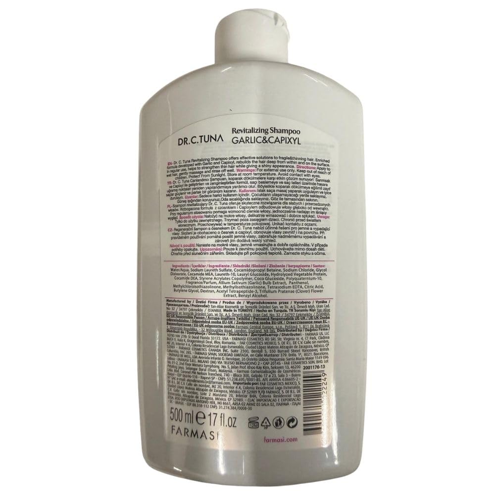 Farmasi Dr. C. Tuna Shampoo libre de sulfatos cuida el cabello sin irritar