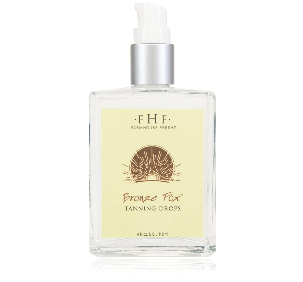 FarmHouse Fresh gotas-bronceadoras en botella 4oz para bronceado natural