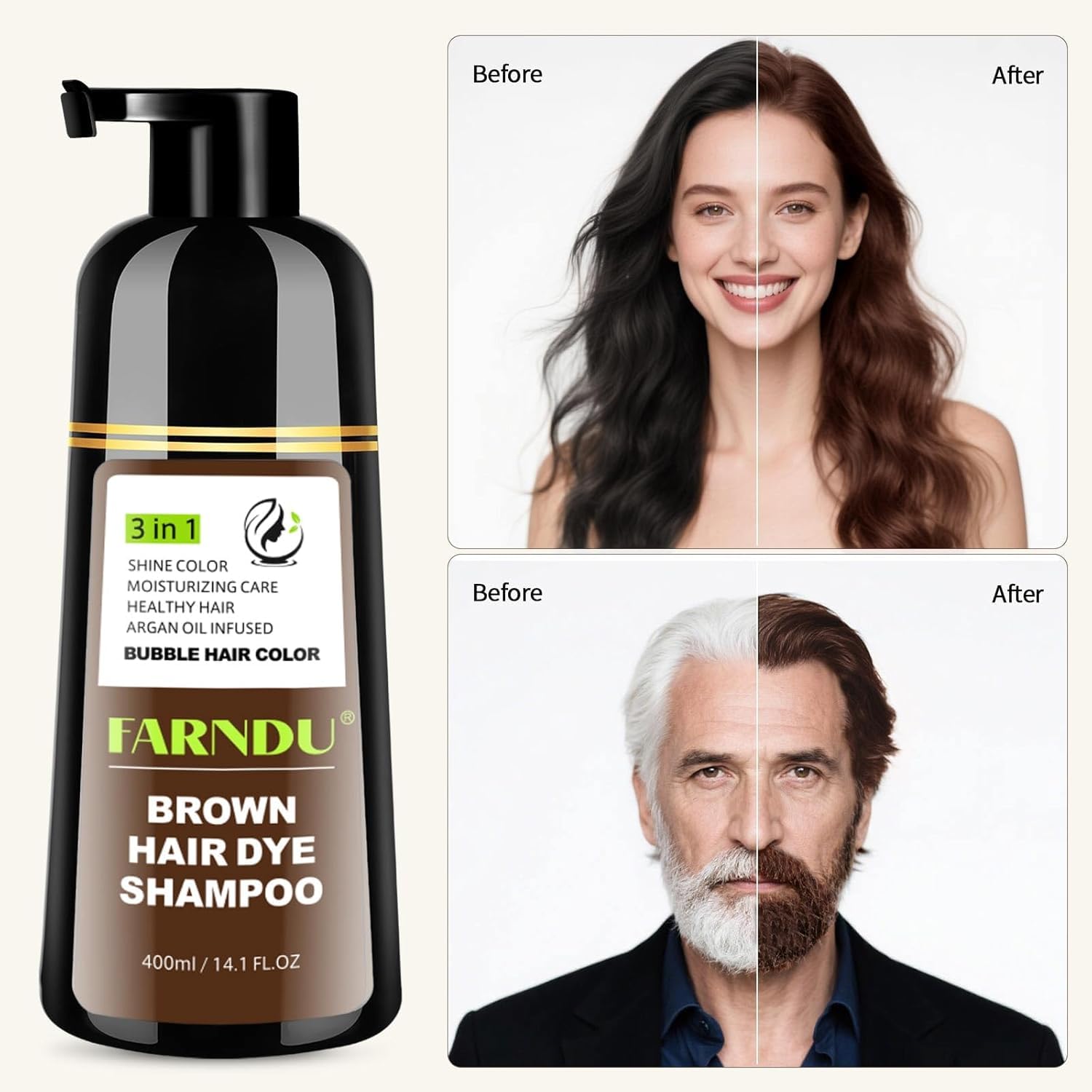 Fórmula a base de plantas con argán y oliva para cabello humectado