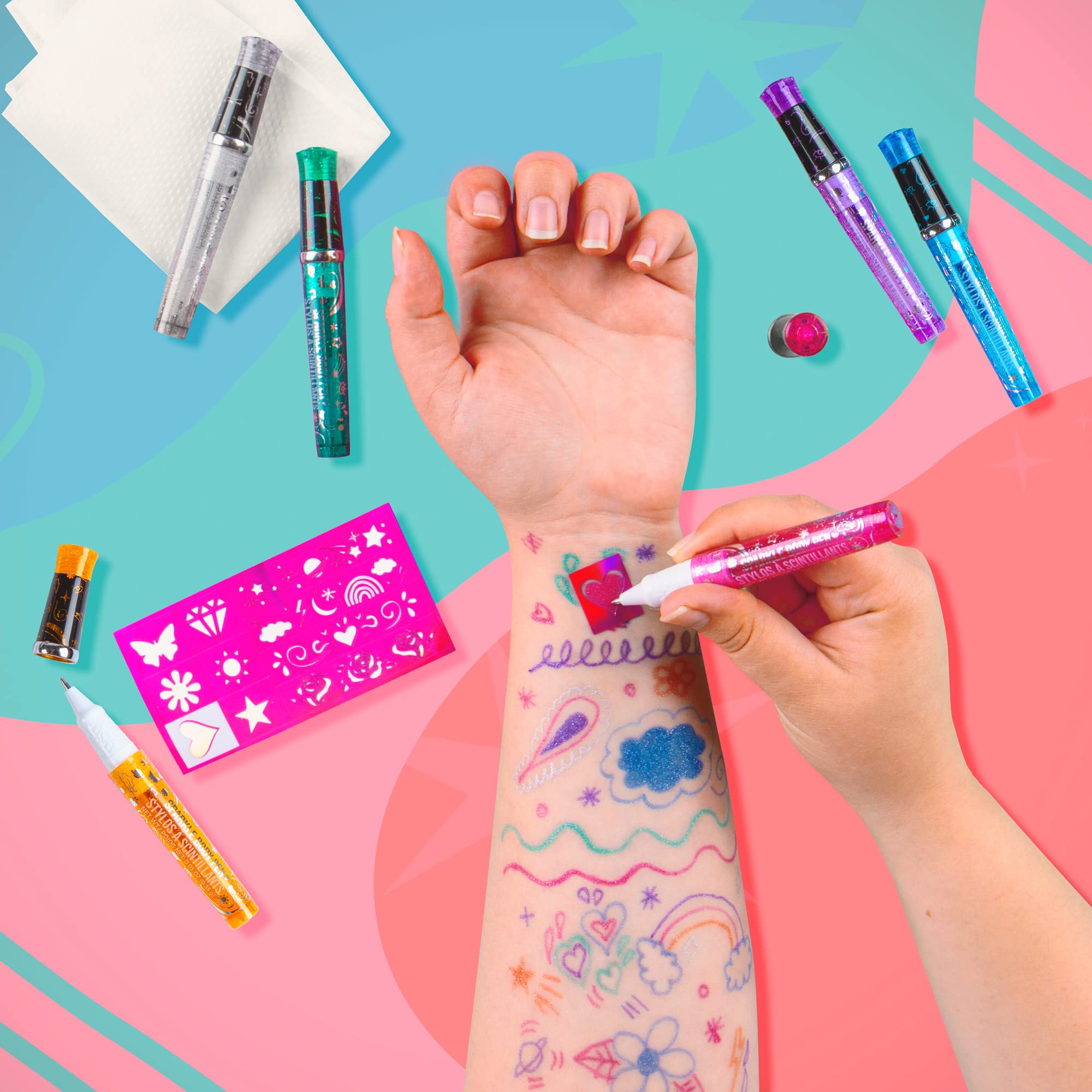 Fashion Angels Sparkle Tats: regalo ideal para niños que aman personalizar su estilo