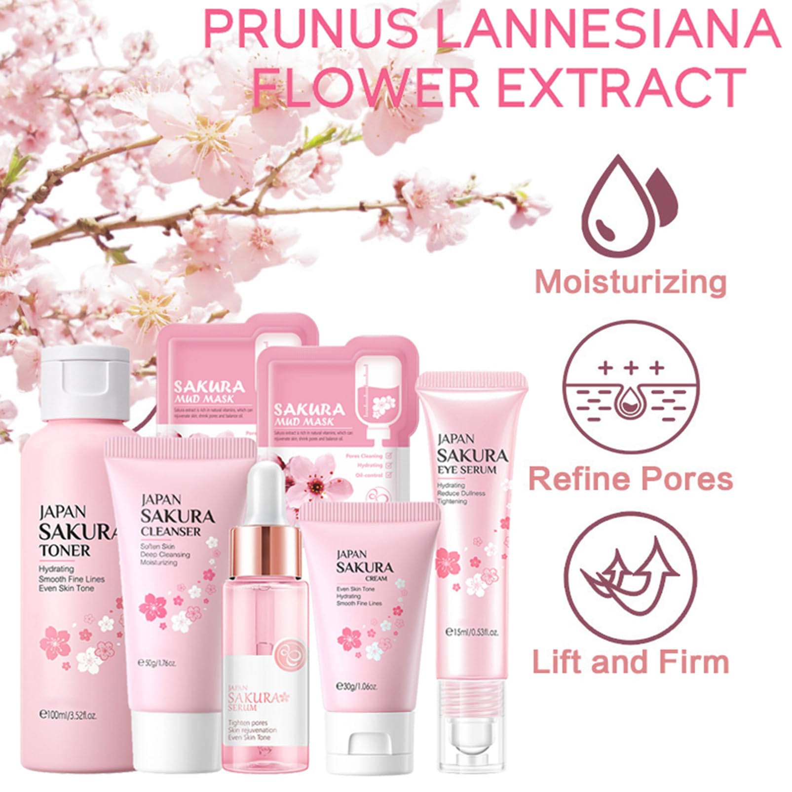 Fashion Base Sakura crema facial hidrata y suaviza la textura de la piel