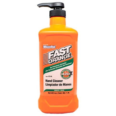 Detalle de aloe, lanolina y glicerina en Fast Orange para manos más suaves