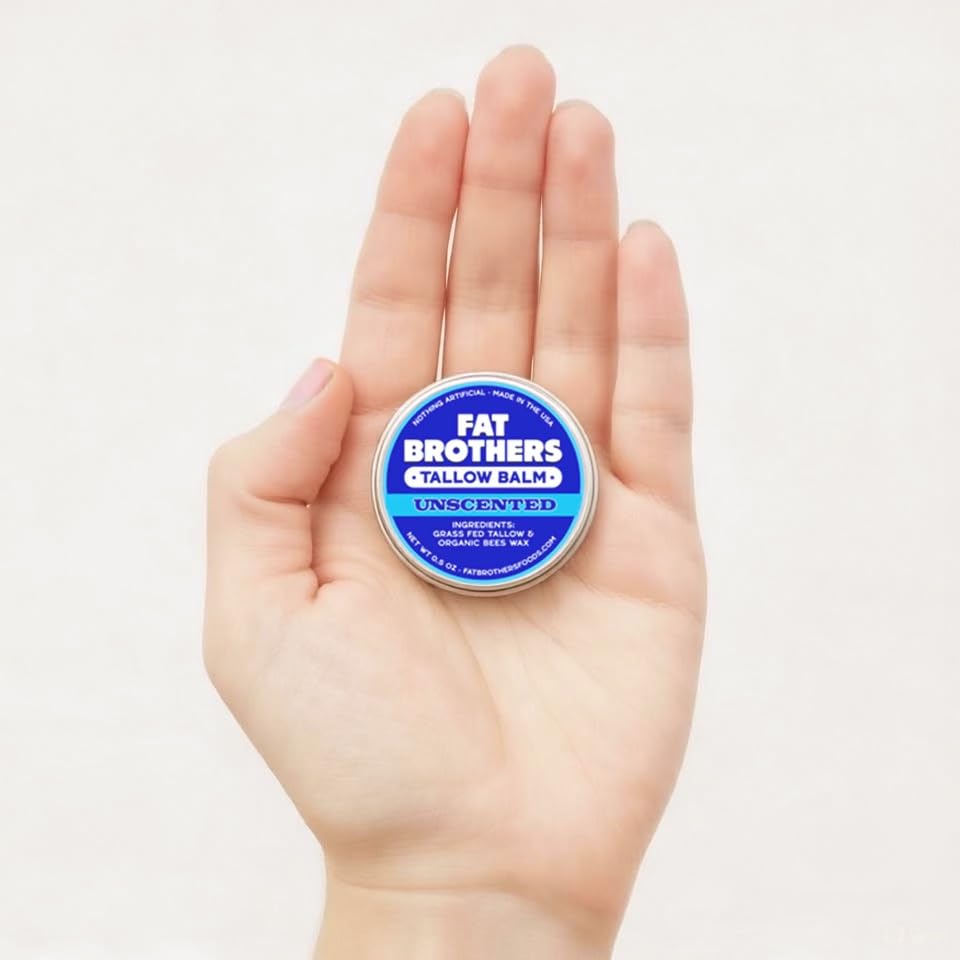 Balsamo de uso diario Fat Brothers para labios sensibles.