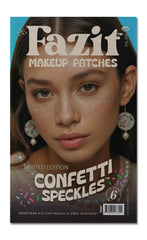 Parches Fazit con purpurina para maquillaje facial; brillo duradero.