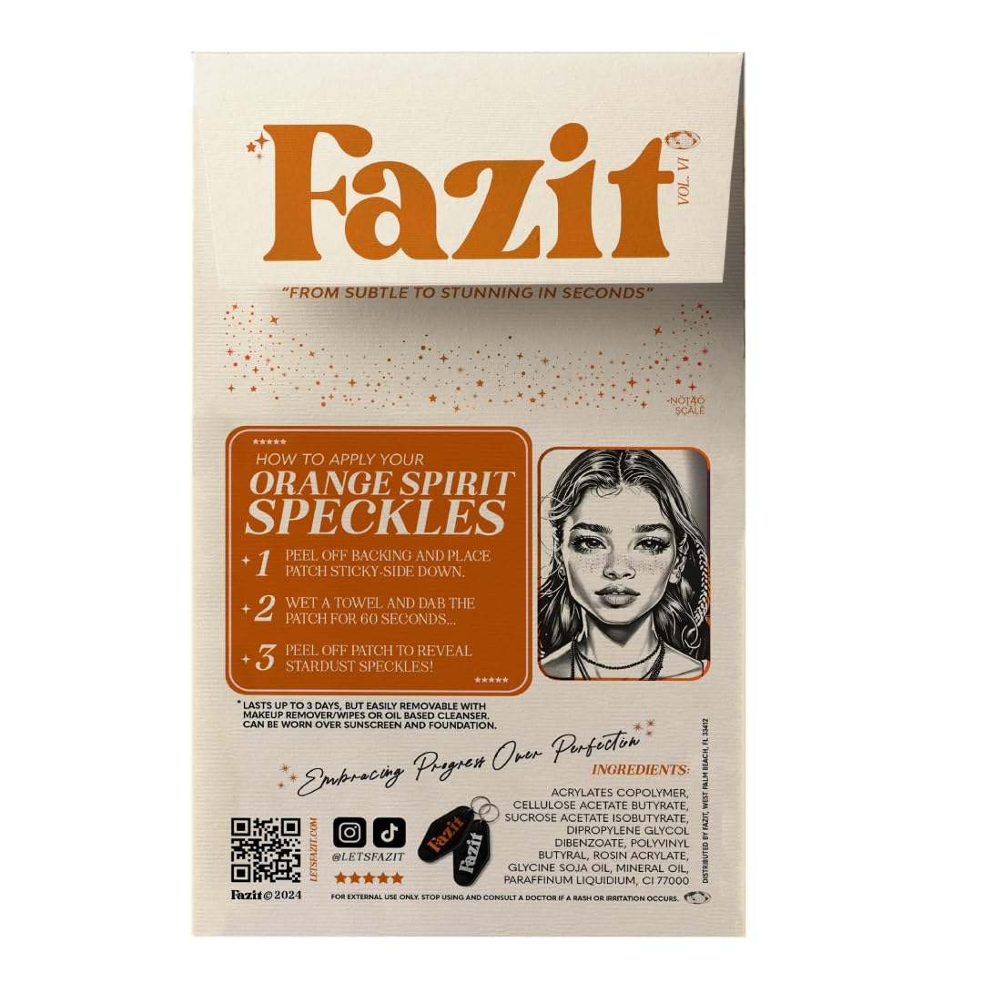Parches Fazit con destellos brillantes para realzar el maquillaje de rostro