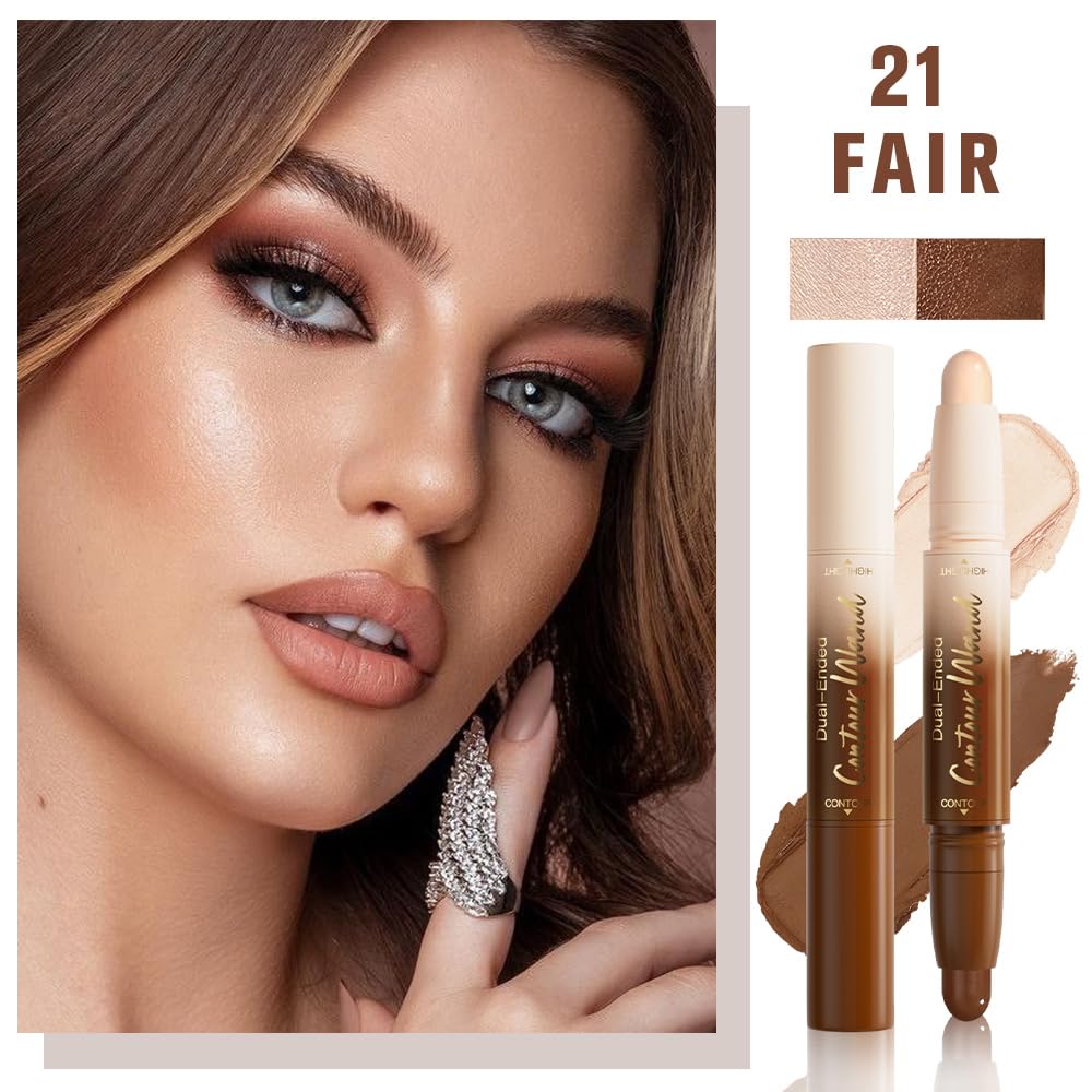 FeiCuiYun barra contorno tono nude-beige, definición suave.