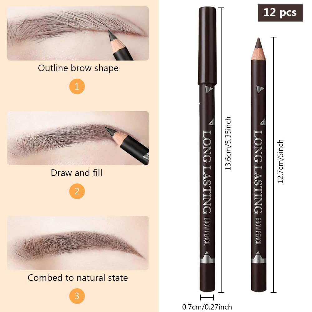 FeiCuiYun delineado cejas natural para uso diario y ocasiones.
