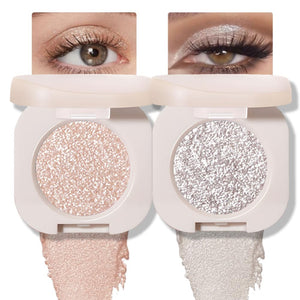 FeiCuiYun paleta sombras brillo verde-azul para looks nocturnos con color intenso.