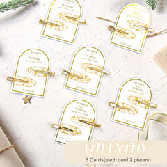 FEINIGESI detalle brillo dorado, pinza pelo