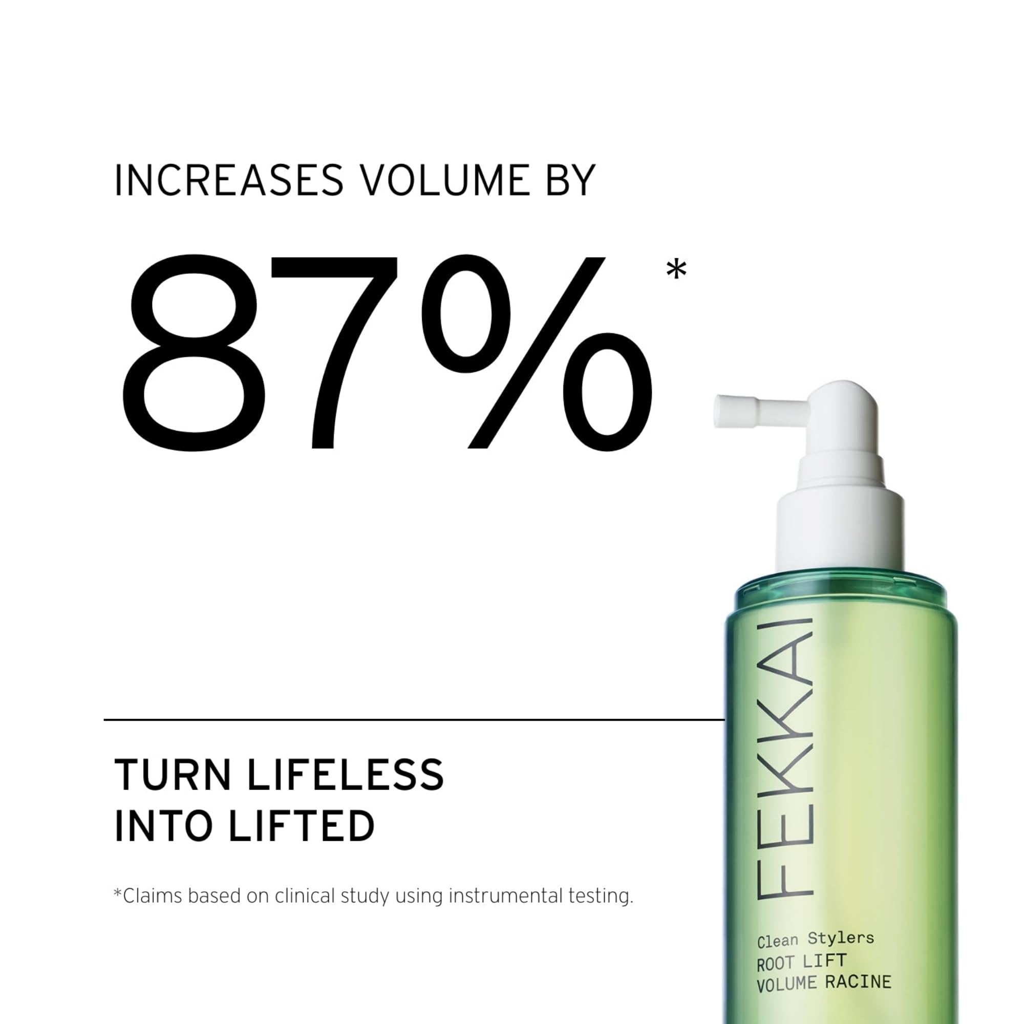 FEKKAI Root Lift: atomizador de volumen para aplicación uniforme y control.